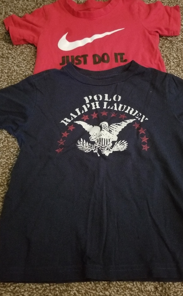 Toddler boys tshirt nike and polo